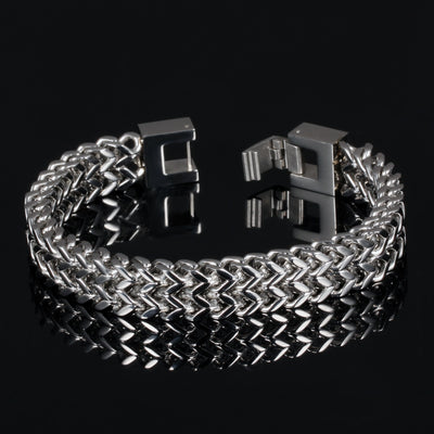 Pulsera de Acero Titanio para Hombre con Escamas de Pez - Image 8