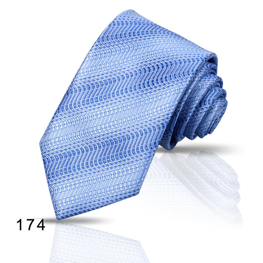 Corbata Casual Ejecutiva de Poliéster Jacquard para Hombre - Image 11