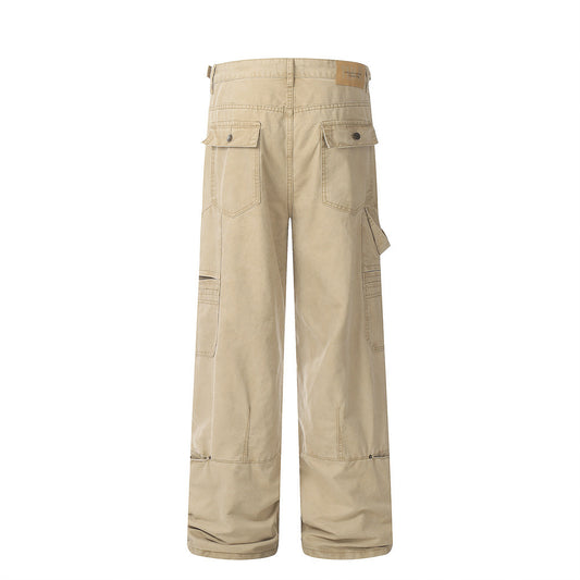 Pantalones de Trabajo Multibolsillos con Estilo para Hombre - Image 2