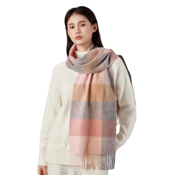 Bufanda Cuadros Gruesa Minimalista para Hombre y Mujer