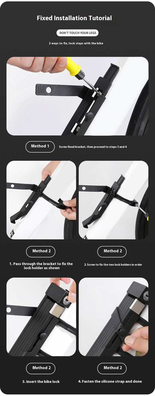 Candado Plegable Portátil de Seguridad para Vehículos - Image 9