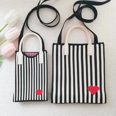 Bolso Bandolera Ligero de Rayas para Mujer - Diseño Versátil Todo Clima - Image 18