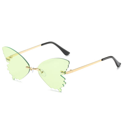 Gafas de Sol sin Marco Mariposa - Estilo Urbano y Diversión - Image 18