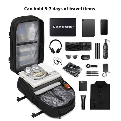 Mochila Trolley Expandible de Gran Capacidad para Viajes de Negocios - Image 2