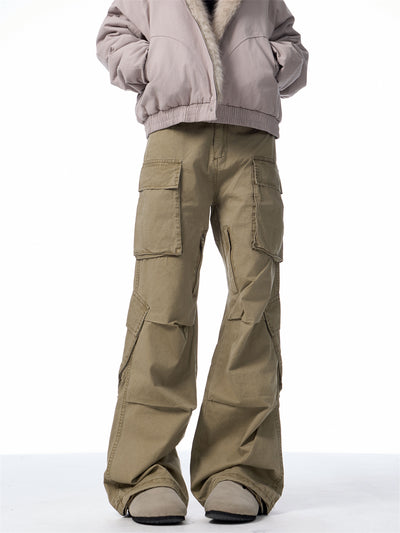 Pantalones Cargo Retro Sueltos con Múltiples Bolsillos - Image 15