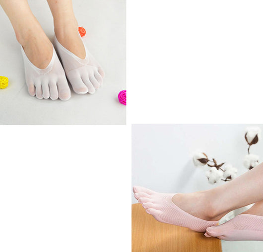 Calcetines Ultradelgados de Dedos Separados para Mujer - Diseño Minimalista Cuatro Estaciones - Image 13