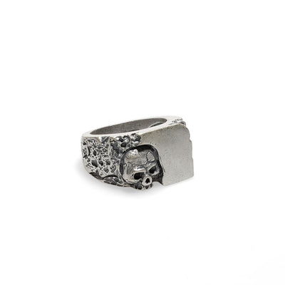 Anillo de Plata 925 Calavera para Hombre Talla Grande - Image 8