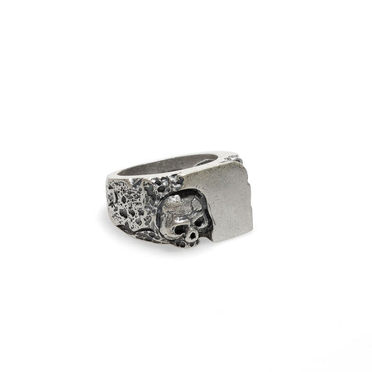Anillo de Plata 925 Calavera para Hombre Talla Grande - Image 8