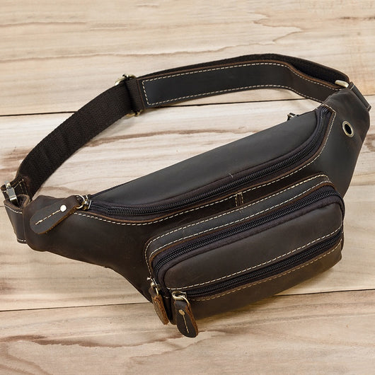 Bolsa de Pecho de Cuero para Hombre - Diseño Moderno y Funcional - Image 14