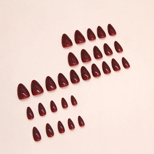 Parches de Uñas Rojo Flama - Diseño Minimalista - Image 4