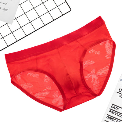 Calzoncillos Hombre Seda de Hielo Jacquard Transparente - Image 14