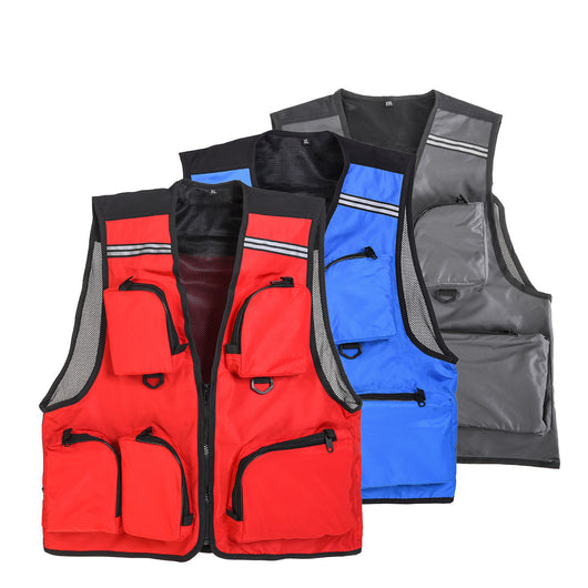 Chaleco de Pesca Multibolsillos Impermeable para Actividades Outdoor - Image 6