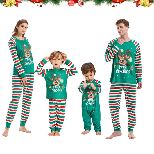 Pijamas Familiares con Estampado de Letras - Conjunto Padre e Hijo - Image 11