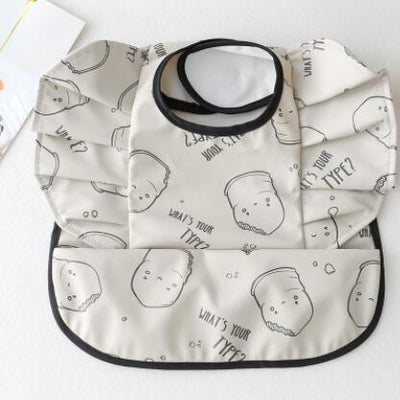 Babero Impermeable con Bolsillo Alas de Ángel para Bebé - Image 26