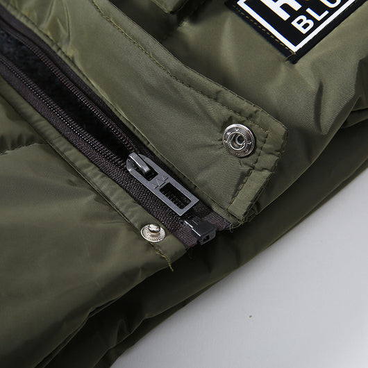 Chaqueta Acolchada para Niño con Cuello de Pelaje y Algodón Cálido - Image 20
