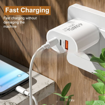 Cargador Rápido 40W Multi-Puerto para Android - Ideal para Viajes - Image 15