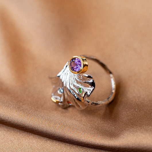 Anillo de Perla Barroco Dorado con Acabado en Oro Natural - Image 11