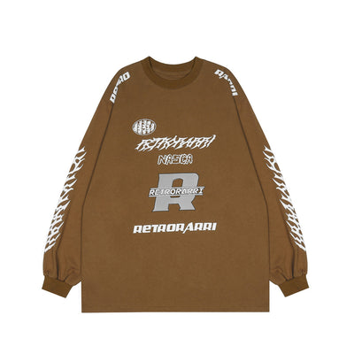 Playera de Algodón Manga Larga con Estampado de Letras para Hombre - Image 12