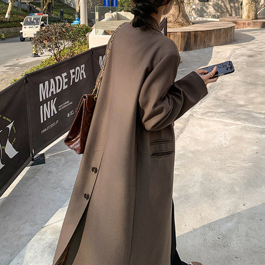 Gabardina Larga Clásica para Mujer - Abrigo Elegante Estilo Británico - Image 7