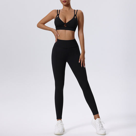 Leggins Deportivos Cintura Alta Mujer - Secado Rápido para Yoga y Running - Image 3