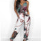 Jumpsuit Elegante con Escote V y Detalles de Encaje