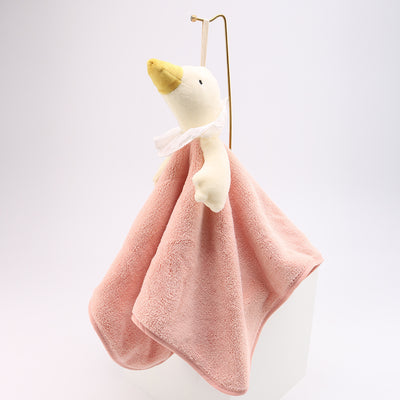 Toalla de Mano Infantil Ganso Cartoon - Algodón Coral Fleece Súper Absorbente - Image 6