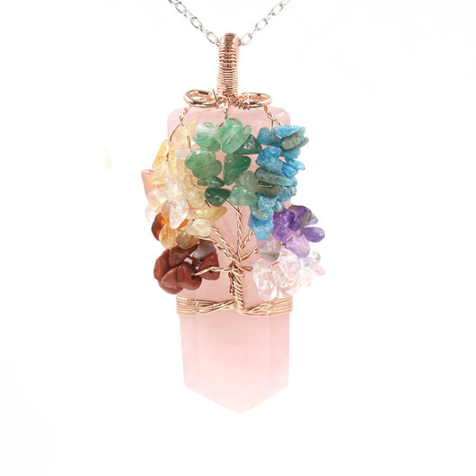 Colgante Árbol de la Vida con Cristal en Forma de Espada - Image 14