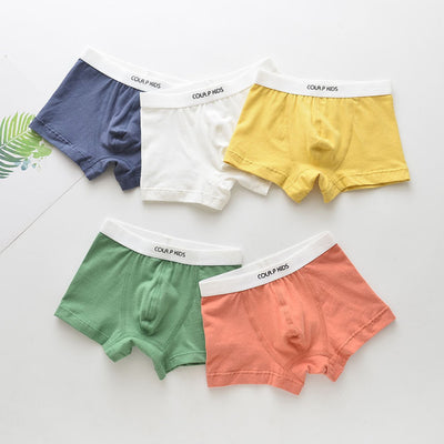Bóxer Infantil de Color Sólido Cola Pear - Image 12