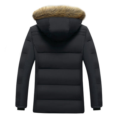 Chaqueta de Invierno Acolchada para Hombre con Forro de Terciopelo - Image 5