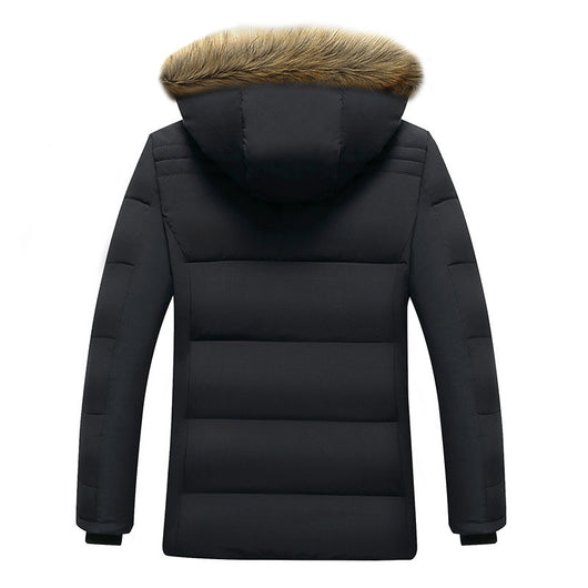 Chaqueta de Invierno Acolchada para Hombre con Forro de Terciopelo - Image 5