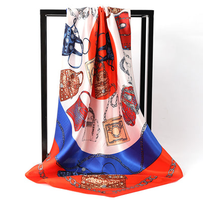Pañuelo de Seda Estampado Leopardo - Accesorio Versátil para Cualquier Ocasión - Image 8