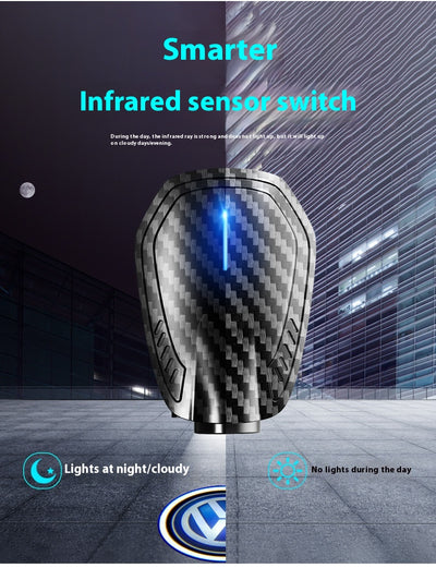 Luz de Cortesía LED con Sensor de Movimiento y Patrón Fibra de Carbono - Image 6