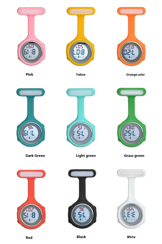 Reloj Digital Multifuncional para Enfermeras con Cronómetro de Silicona - Image 26