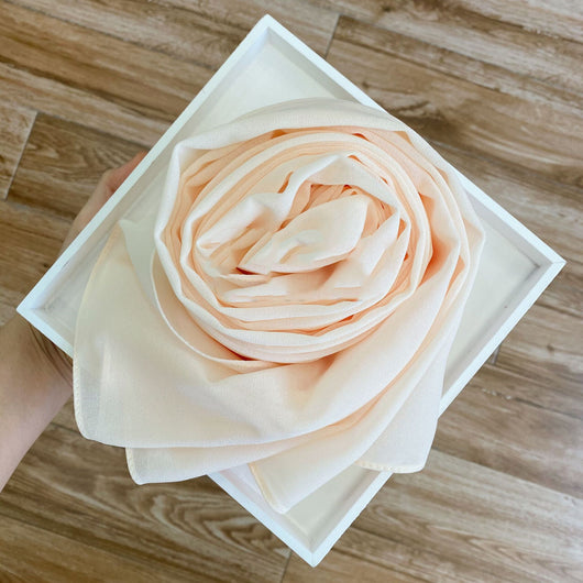 Pañuelo Hijab de Gasa Perlada Liso para Mujer - Image 65