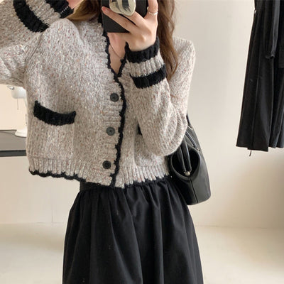 Cardigan Tejido Estilo Francés para Mujer - Suéter Primavera - Image 3