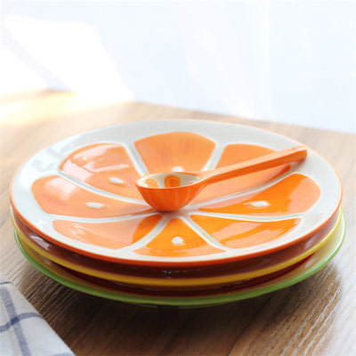Plato de Cerámica Decorativo con Diseño de Frutas 8 Pulgadas - Image 18