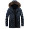 Chamarra de Invierno Estilo Coreano para Hombre con Pluma