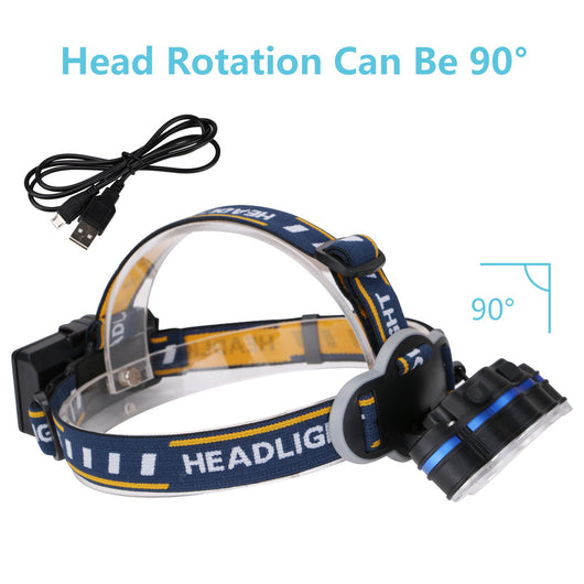 Linterna Frontal LED Recargable USB de Alto Rendimiento - Image 20