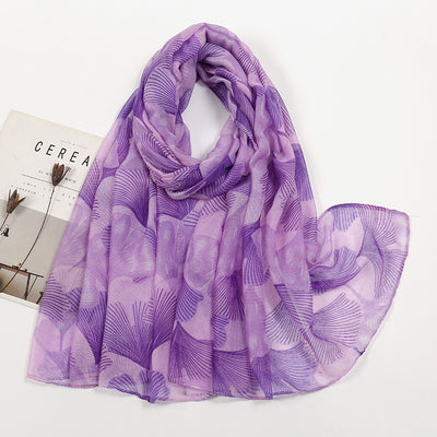 Pañuelo de Voile Estampado - Elegancia y Versatilidad