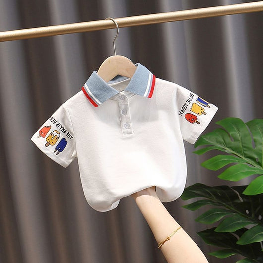 Playera Fresca de Verano para Niño y Bebé