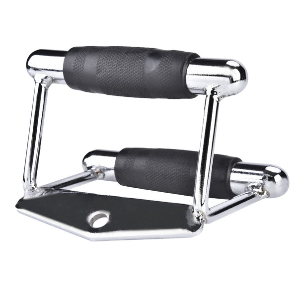 Barra Triangular de Acero para Polea - Accesorio Profesional para Entrenamiento
