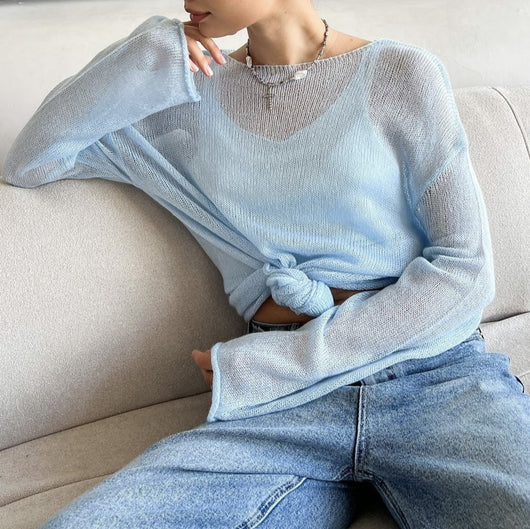Blusa Suelta Protección Solar Cómoda y Moderna para Mujer - Image 8