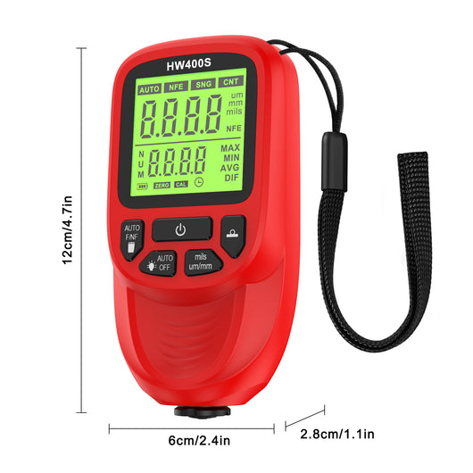 Medidor de Espesor de Recubrimiento de Precisión Industrial HW-400S - Image 22