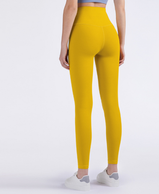 Pantalones Yoga Cintura Alta Levanta Glúteos Nude Piel Sensible - Image 25