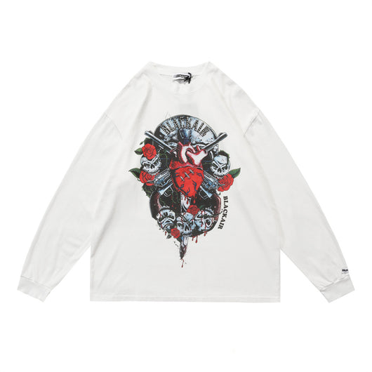 Playera Manga Larga Calavera Dark Demon para Hombre - Image 8