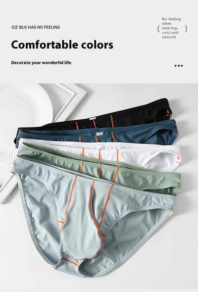 Calzoncillos de Seda Hielo Hombre - Color Sólido - Image 17