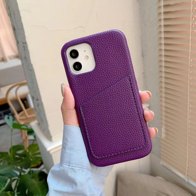 Funda para Teléfono con Ranura para Tarjetas y Textura Piel de Cocodrilo - Image 19