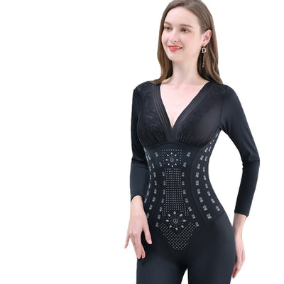 Pantalón Moldeador de Cuerpo Completo con Manga Larga y Cafeína - Image 7