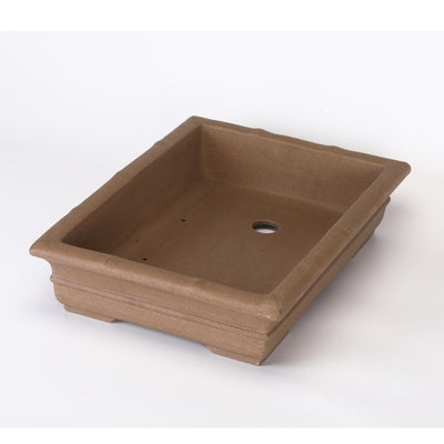 Maceta Rectangular de Cerámica Púrpura Artesanal - Drenaje Óptimo para Plantas - Image 4