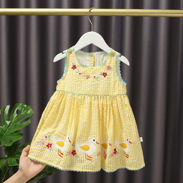 Vestido Princesa Patita Estilo Occidental para Niñas